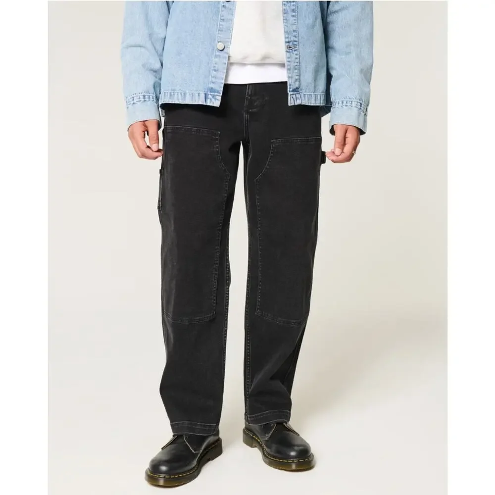 HOLLISTER Baggy stretch jeans for men 28/28‎